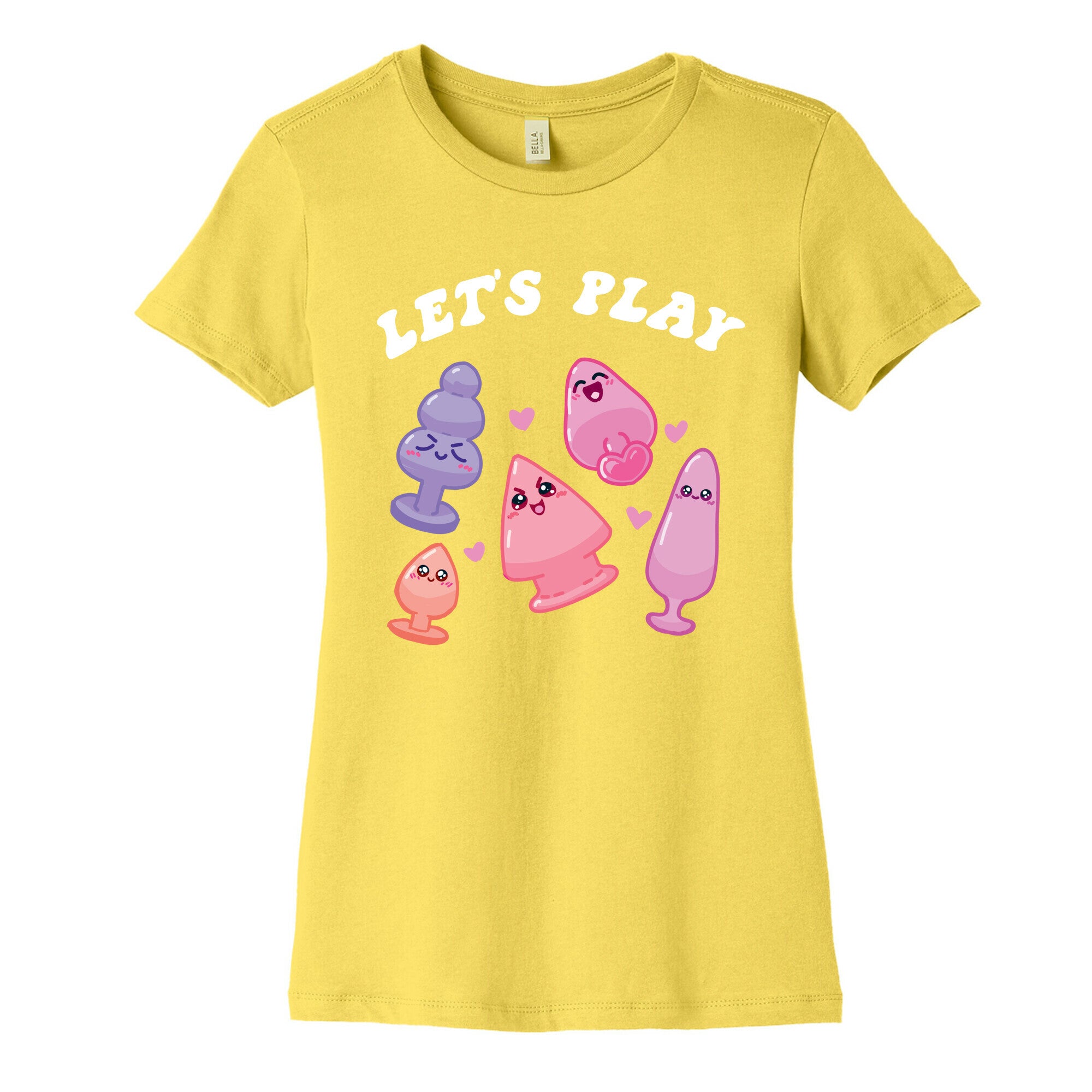 Let's Play (Kawaii Plugs) Women's Cotton Tee